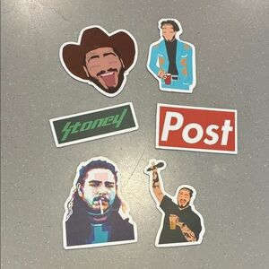 Post Malone Magnets Set of 6